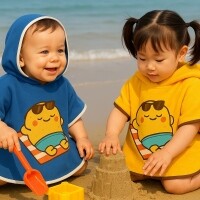 유아용 비치가운 목욕가운 유아가운 포슬이